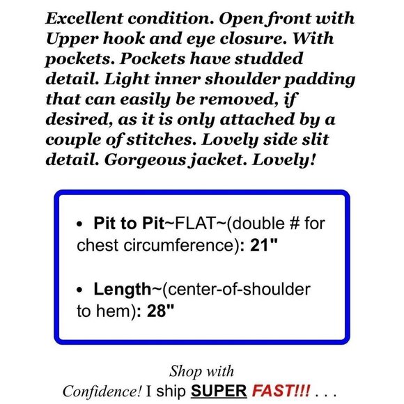 Misook Sz M Blue Knit Sweater Cardigan Jacket Open Front Tunic Womens - Picture 7 of 7